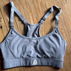 Reebok Gray Racerback Sports Bra Size XS